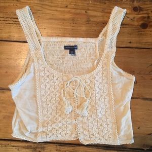 EUC American Eagle Crop Top